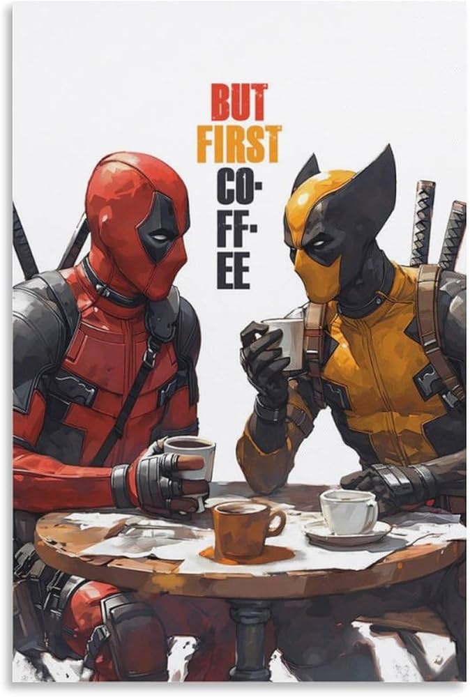 Amazon.co.jp: 映画ポスター デッドプール & ウルヴァリン マーベル